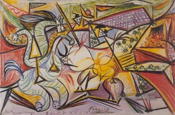 Kurse de taureaux Corrida 3 1934 Kubismus Ölgemälde